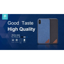 Cover in Pelle Lavorata Acme per iPhone X Nera DEACI8726B