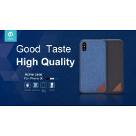 Cover in Pelle Lavorata Acme per iPhone X Nera DEACI8726B