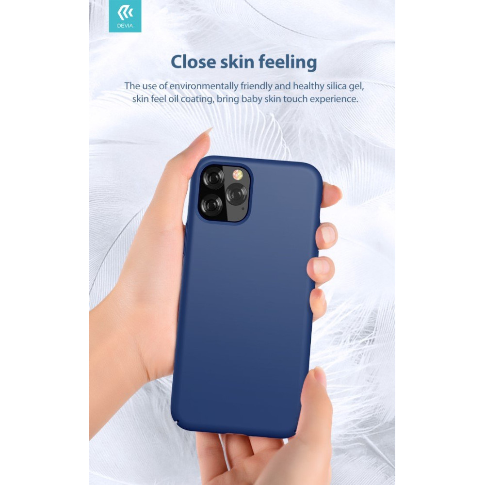 Cover in Silicone e protezione camera per iPhone 11 Pro Nera DENS11P852B