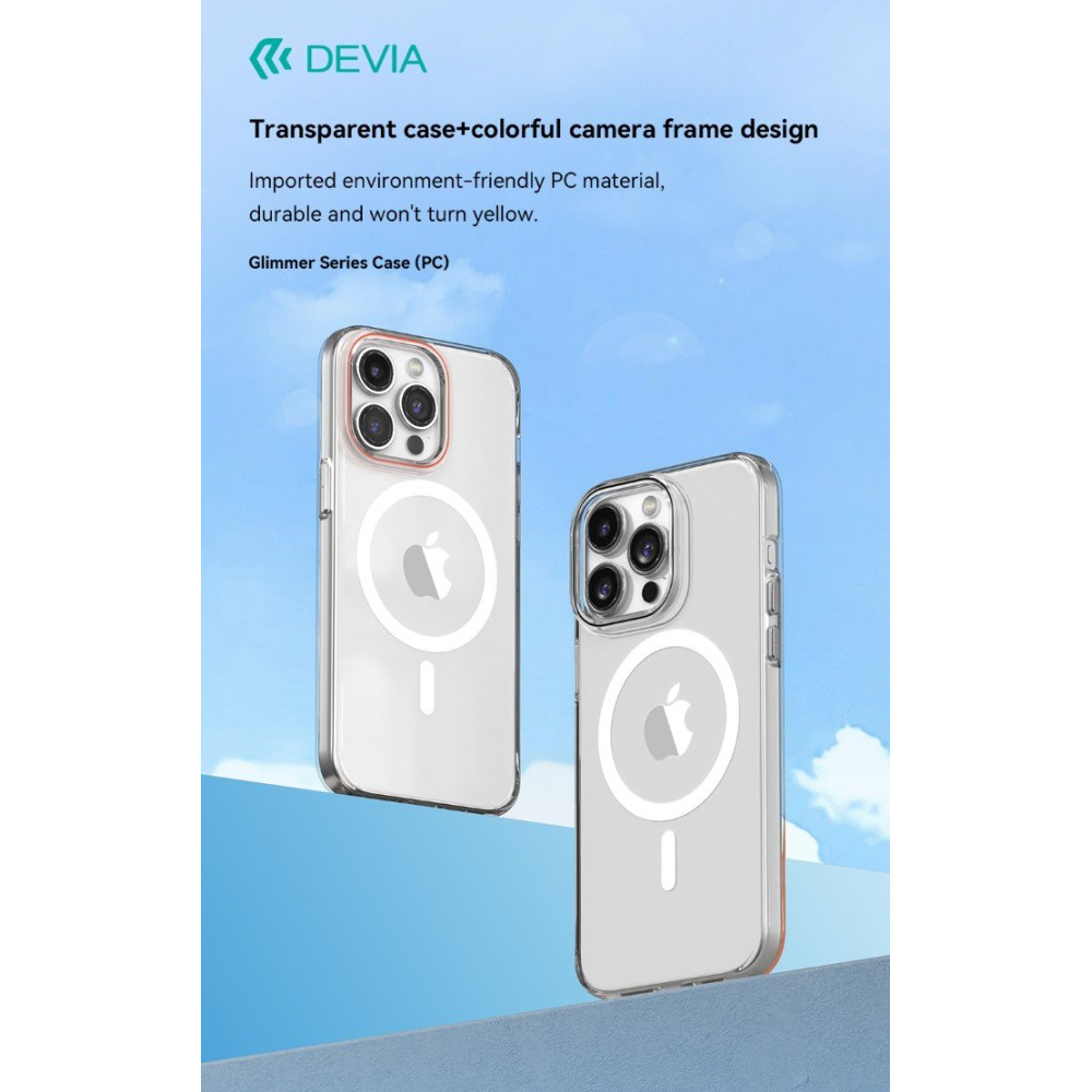 Cover magnetica wireless protezione camera iPhone 15 Pro Max DEGM15PM948