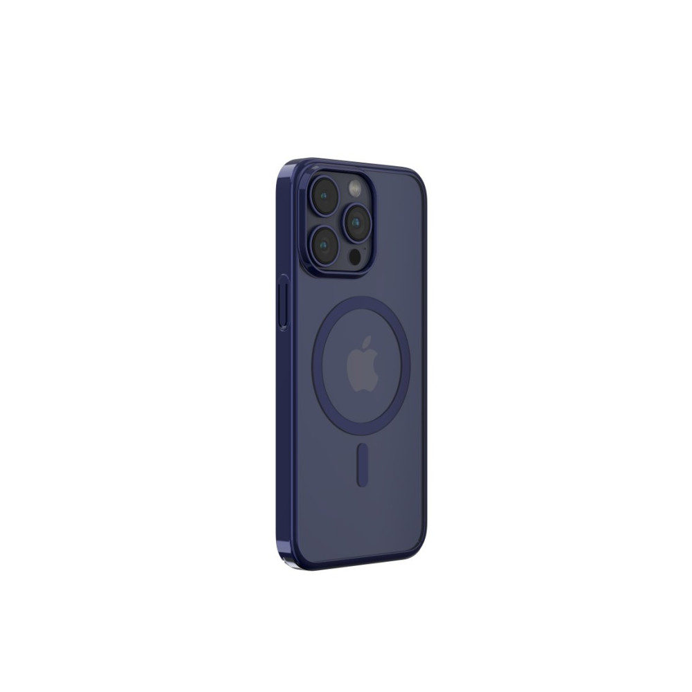 Cover Magnetica Glimmer con Apple Magsafe iPhone 15 Pro Blu DEPGM15771