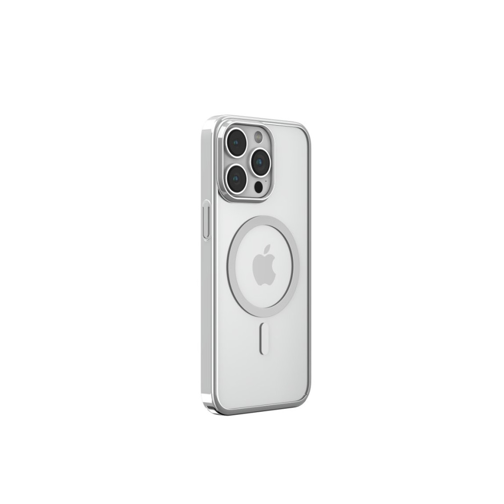 Cover Magnetica Glimmer con Apple Magsafe iPhone 15 Plus Sil DEPGM15825