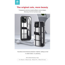 Cover protettiva trasparente con bordo per iPhone 12 Mini DENG12M011