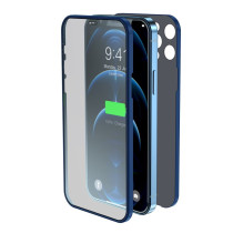 Cover & Vetro Totale protezione per iPhone 12 Pro Max Blu DETIP12PM655B