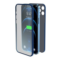 Cover & Vetro Totale protezione per iPhone 12 Pro Max Blu DETIP12PM655B