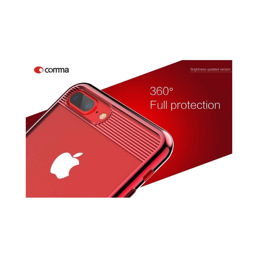 Cover Alta Protezione Brightness per iPhone 7 & 8 Rossa COBIP78547R