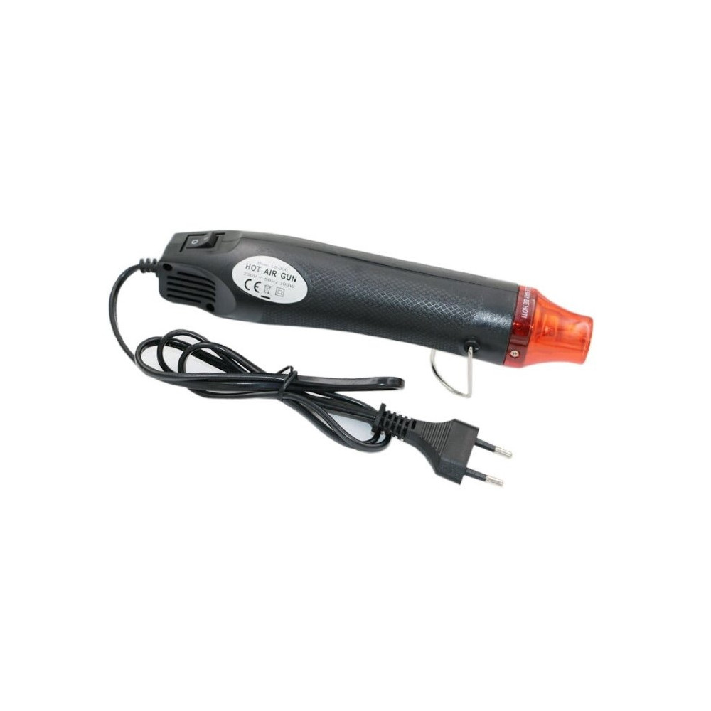 Pistola ad aria calda 220 Volt 300 Watt Nera DEHG300031