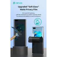 Pellicola protettiva frontale scura 6H UV Privacy per Plotter 0,25 mm 10 pezzi DEUV025F349