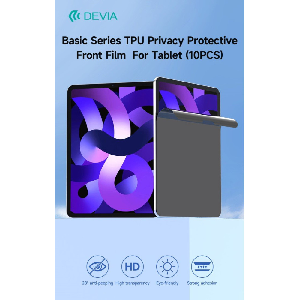 Pellicola protettiva Privacy serie Basic per tablet Max 11'' DETPUF517