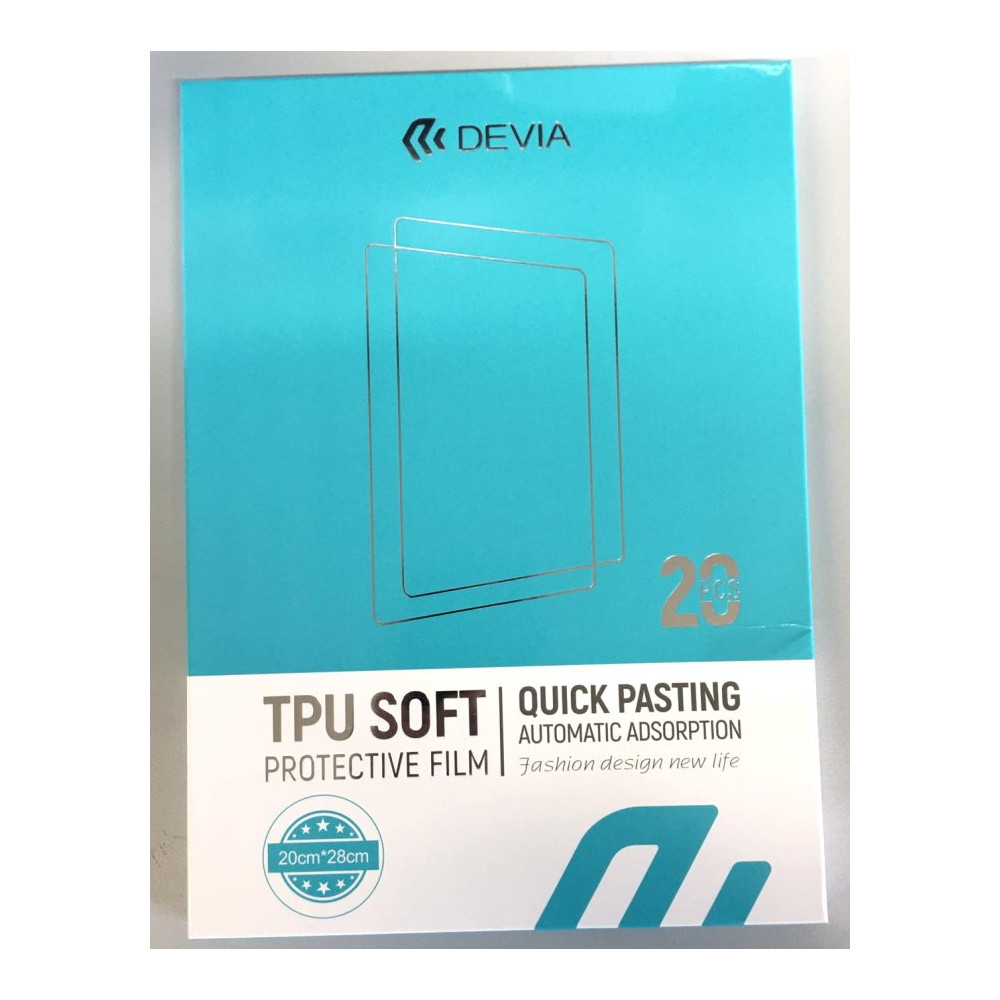 Pellicole 20x28 cm TPU Anti Shock per Tablet max 10'' DETPUF472
