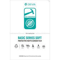 Pellicole 12x18 Anti Shock e Impronte Opaca Basic Soft 50 pz DETPUAF456