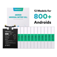 Set 12 Modelli di batteria senza Chip per Android Universali RCREUBATA12