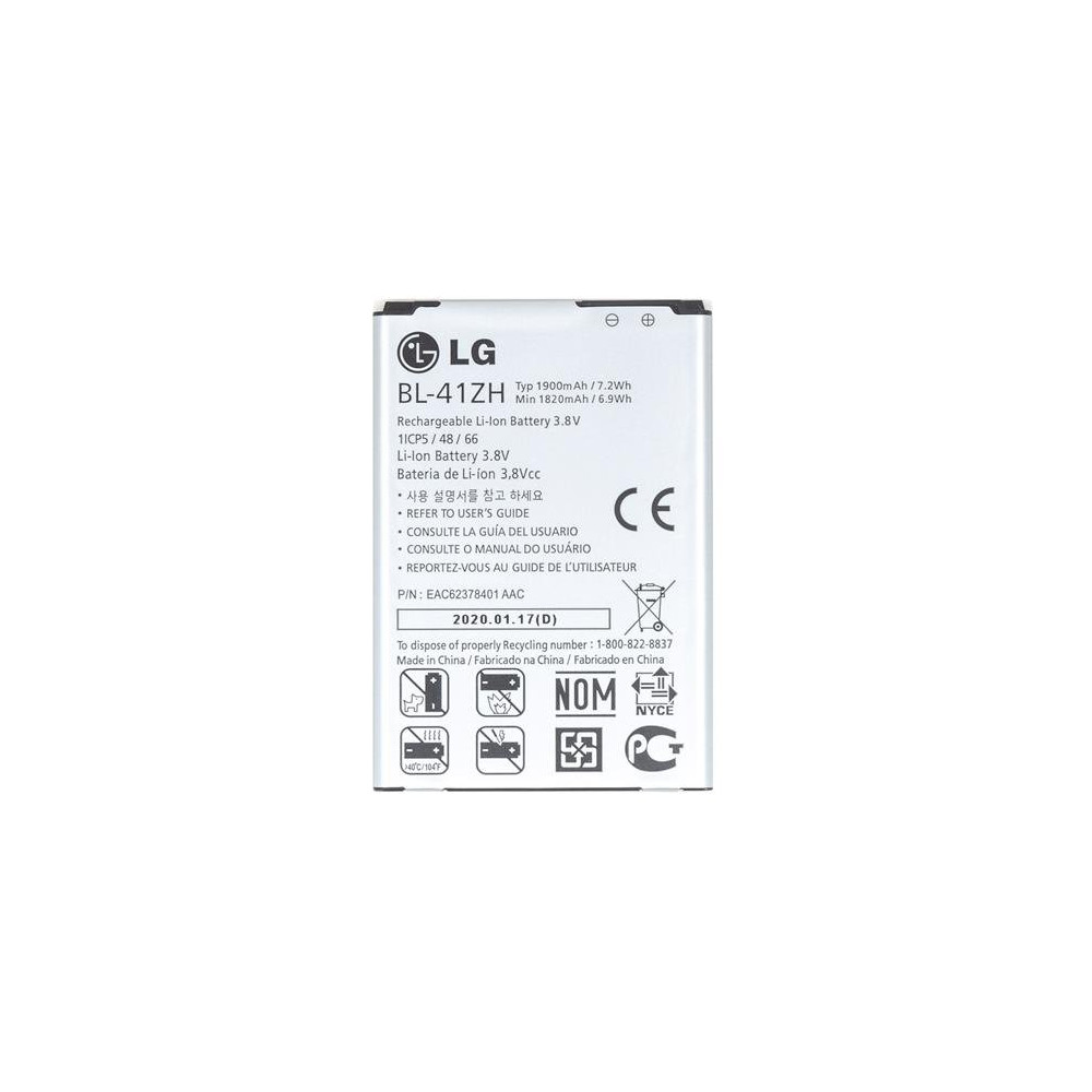 Batteria LG BL-41ZH 1900mAh Li-Ion Bulk RCLGBL41ZH