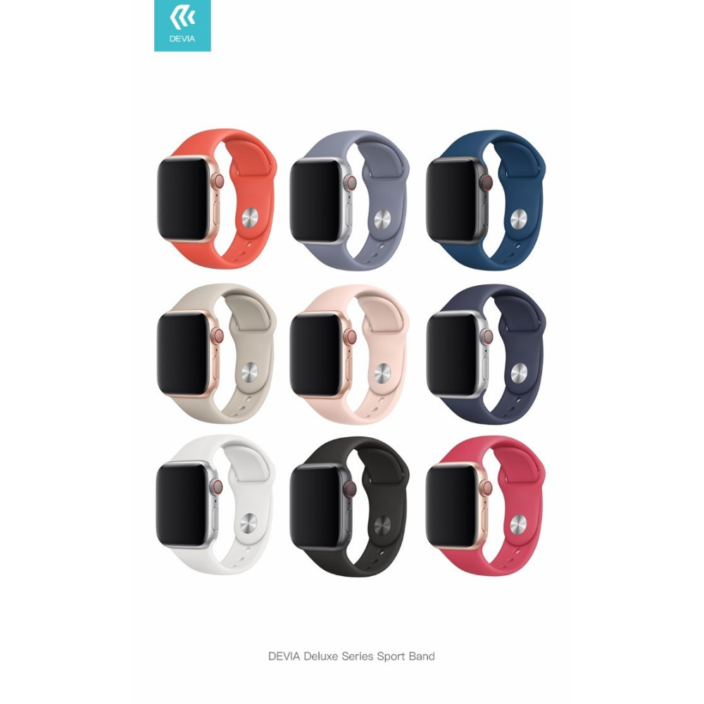 Cinturino Apple Watch 42-44mm Delux Sport Red DEC44S970R