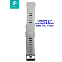 Cinturino per smartwatch Devia Serie WT2 Grigio DEWT2B138G