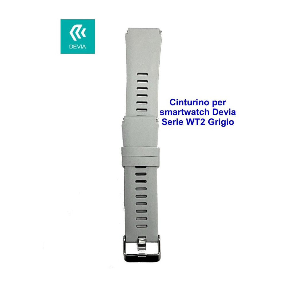 Cinturino per smartwatch Devia Serie WT2 Grigio DEWT2B138G