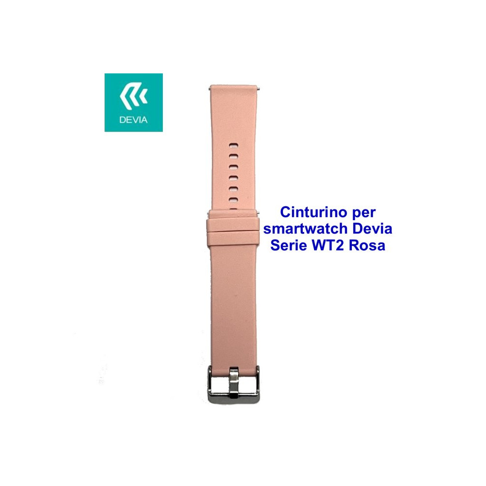 Cinturino per smartwatch Devia Serie WT2 Rosa DEWT2B114P