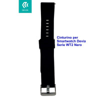 Cinturino per smartwatch Devia Serie WT2 Nero DEWT2B107B
