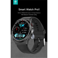 DEVIA Smart Watch Pro1 EM705 IP68 Display Amoled HD Nero DEEM705025B