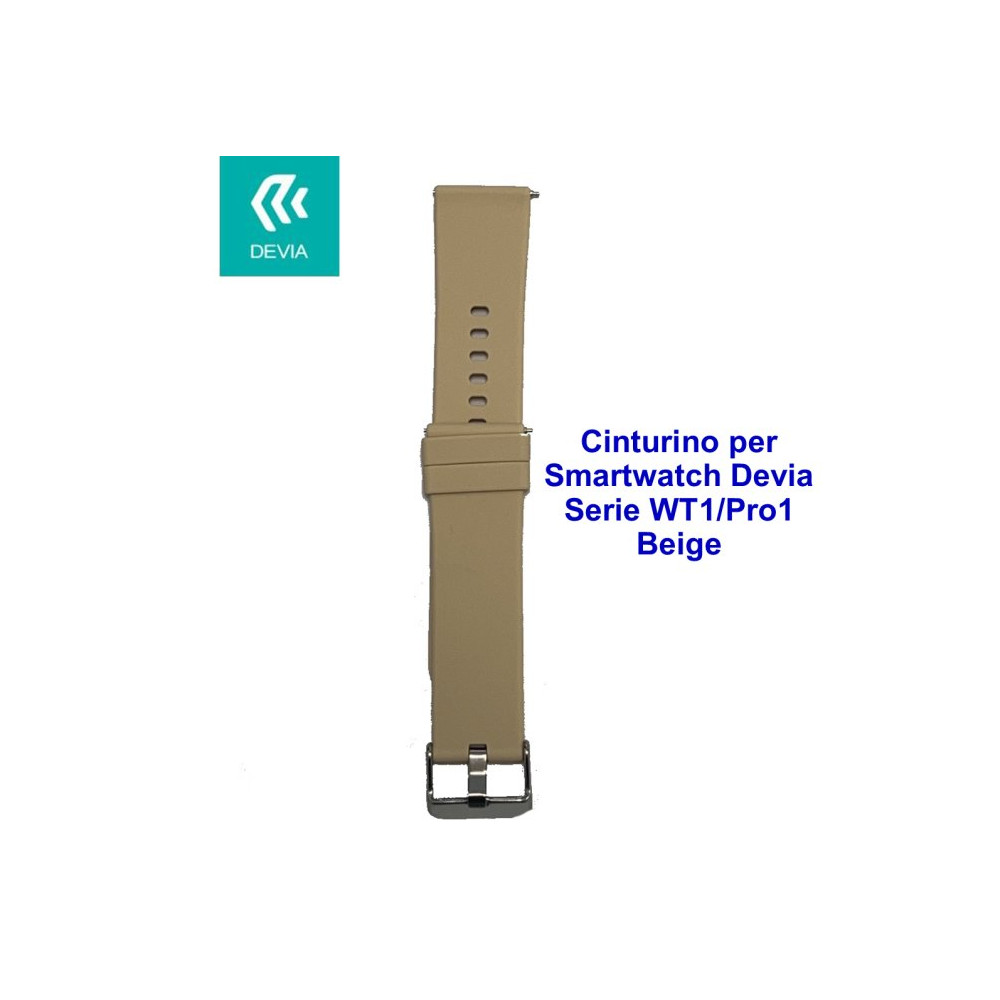 Cinturino per smartwatch Devia Serie WT1 / Pro1 Beige DEWT1P882S