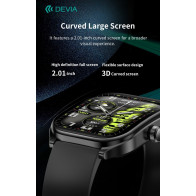 DEVIA Smart Watch WT4 IP67 modello JX627J Nero DESWT4424B