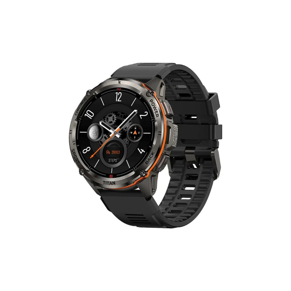 Smartwatch Maxcom FW111 Titan Chronos Con GPS Nero MXFW111GPSB