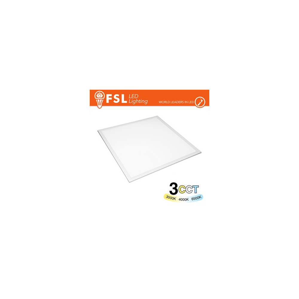 Pannello LED 60x60cm - 40W 3000K-4000K-6500K UGR19 CRI80 BACK-LIT FLP60-40W3CCT