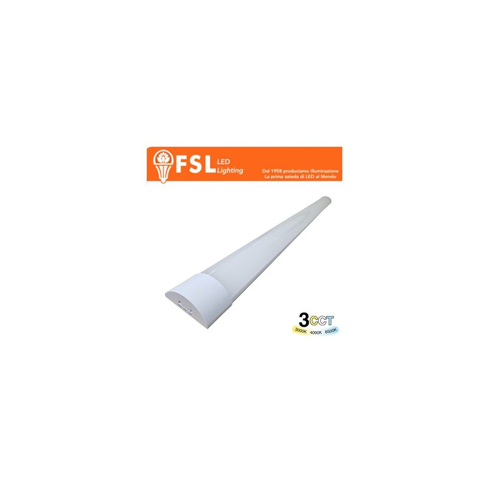 Plafoniera Lineare LED 40W 150cm - 3 in 1 CCT (3000-4000-6500K) FLFSB-JAS40CCT