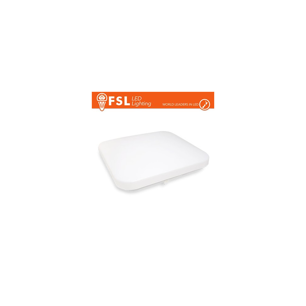 Plafoniera Quadrata LED IP20 25W 3000K 33x6,8cm FLLC173-25W3K