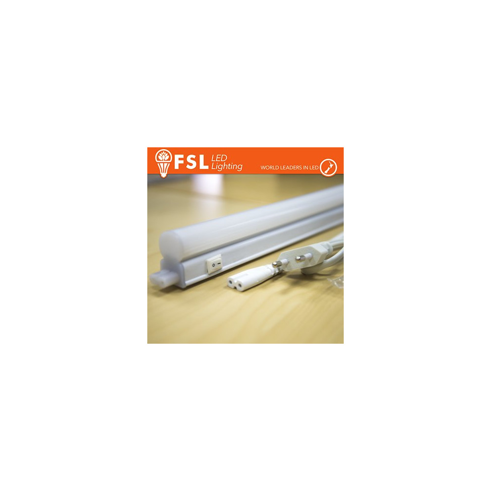 Reglette con interruttore ON/OFF 8W 6500K 60cm FLT5B8W65K06