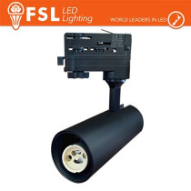 Proiettore a Binario Trifase NERO - Porta GU10 FLT4GU10B