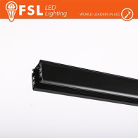 FSL Binario per proiettori Trifase 2metri NERO FLT4-3PTRB2M