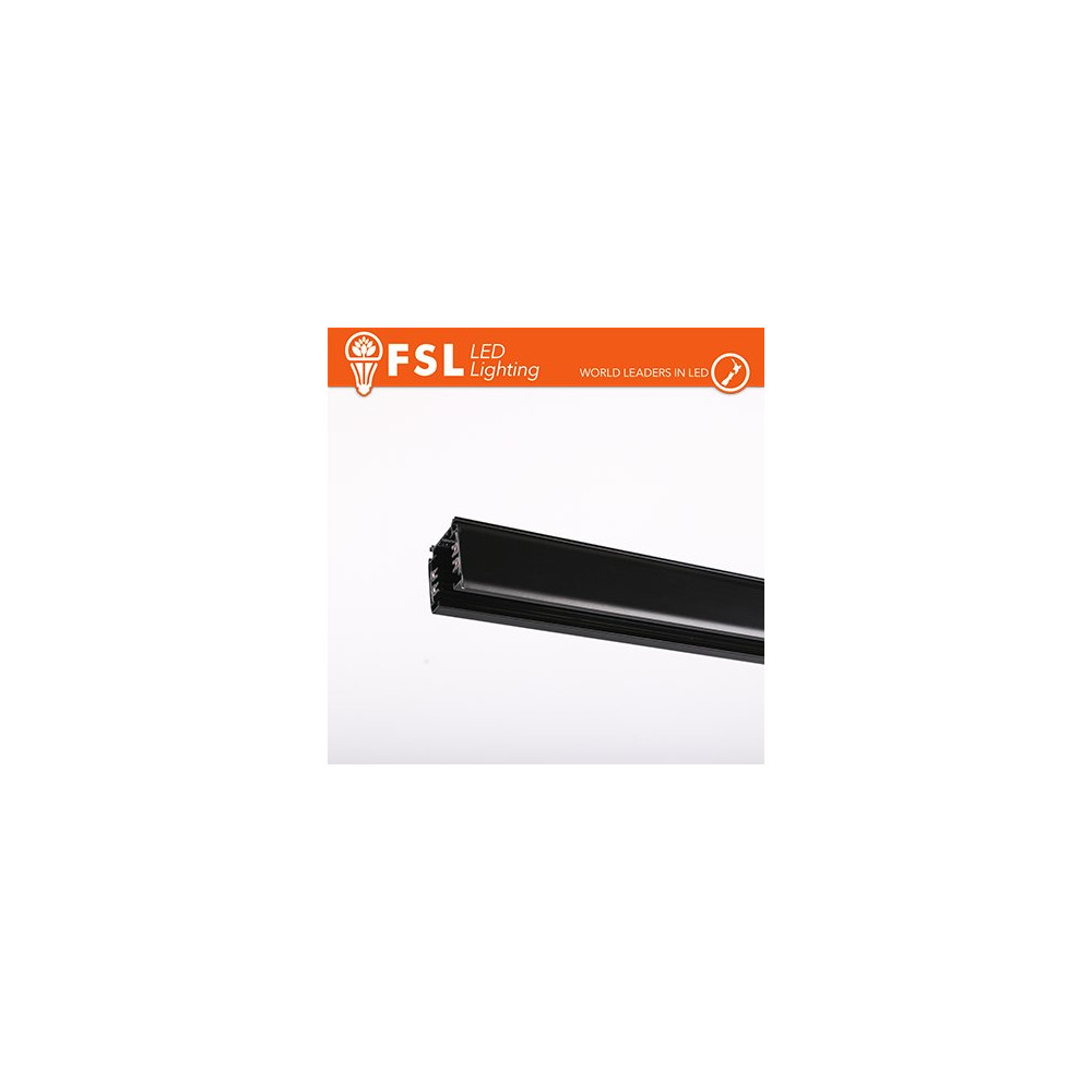 FSL Binario per proiettori Trifase 2metri NERO FLT4-3PTRB2M
