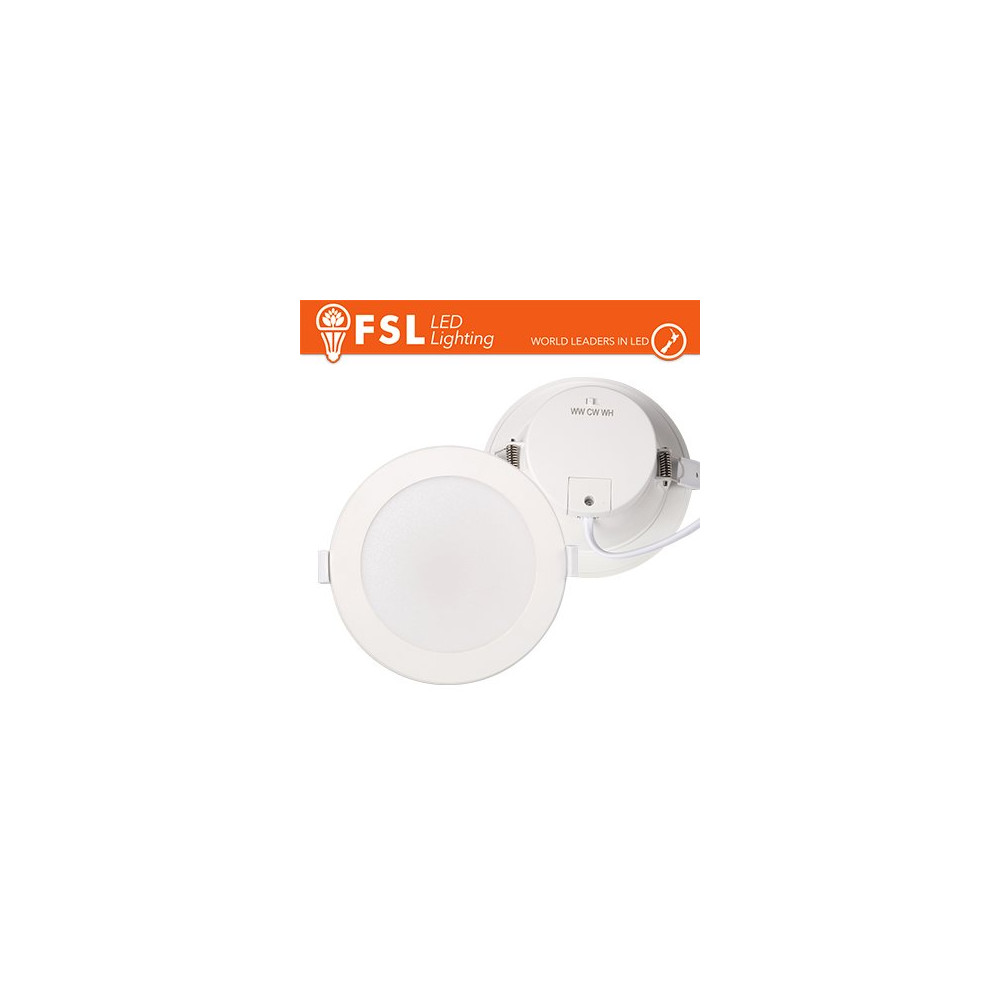 Faretto da incasso 15w 3white 220-240V, FORO:Φ11-12cm FLDL15WCCTB