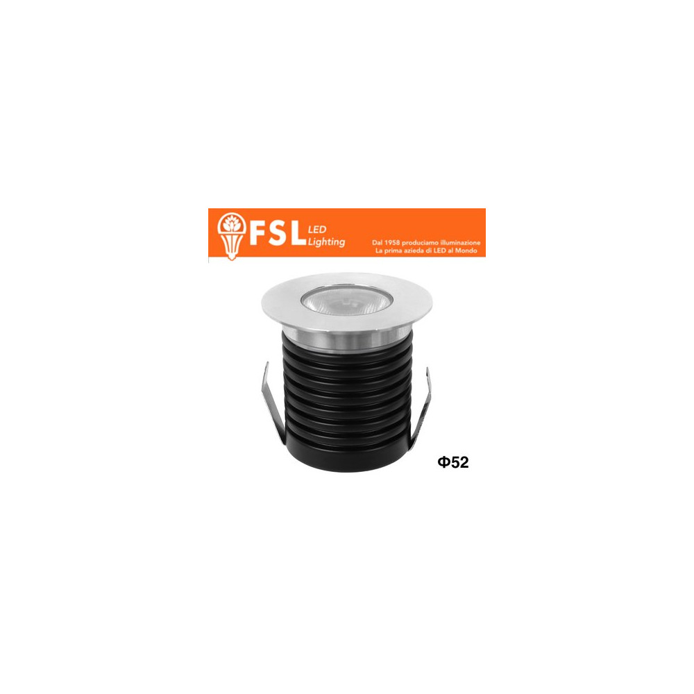 POLARIS - Punti Luce LED Spotlight Waterproof – 5W 3000K – 52*57mm – IP65 FLM32IP65-5W3