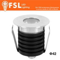 POLARIS - Punti Luce LED Spotlight Waterproof – 3W 3000K – 42*37mm – IP65 FLM32IP65-3W3