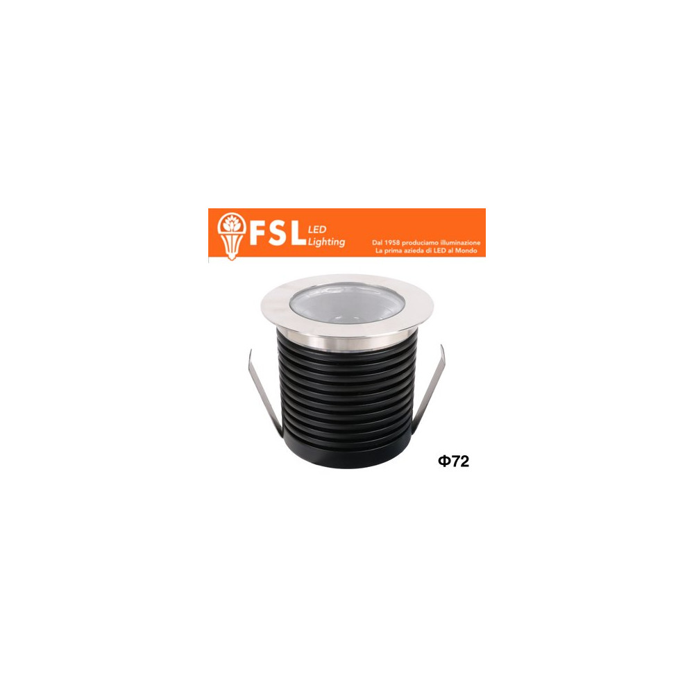 POLARIS - Punti Luce LED Spotlight Waterproof – 9W 4000K – 72*75mm – IP65 FLM32IP65-9W4