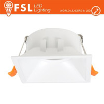 Ghiera orientabile QUARDATA- Alluminio verniciato a polvere, foro 80*80mm BIANCA FLFSS618W