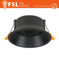 Ghiera orientabile TONDA - Alluminio verniciato a polvere, foro 83mm NERA FLFSS617B