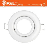 Ghiera orientabile foro 70mm COLORE BIANCO FLFSS608W