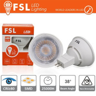 MR16 Lampadina LED - 6W 3000K 500LM 38º CRI80 DC 12V FLMR166W30K38
