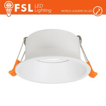 Ghiera orientabile TONDA - Alluminio verniciato a polvere, foro 83mm BIANCA FLFSS617W