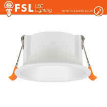 Ghiera fissa TONDA - Alluminio verniciato a polvere, foro 75mm BIANCA FLFSS615W