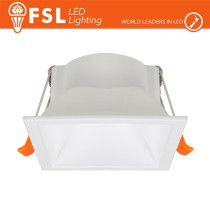 Ghiera fissa QUARDATA - Alluminio verniciato a polvere, foro 75*75mm BIANCA FLFSS616W