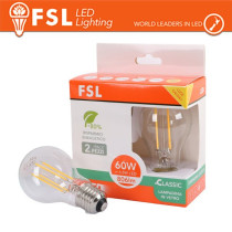 Lampada Filamento A60   6.5W 3000K E27 - Confezione 2PACK FL2A60F7W30K27