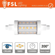 R7s - 5,5W 4000K 600LM >200º 25*78mm CRI80 FLR7S-5W40K