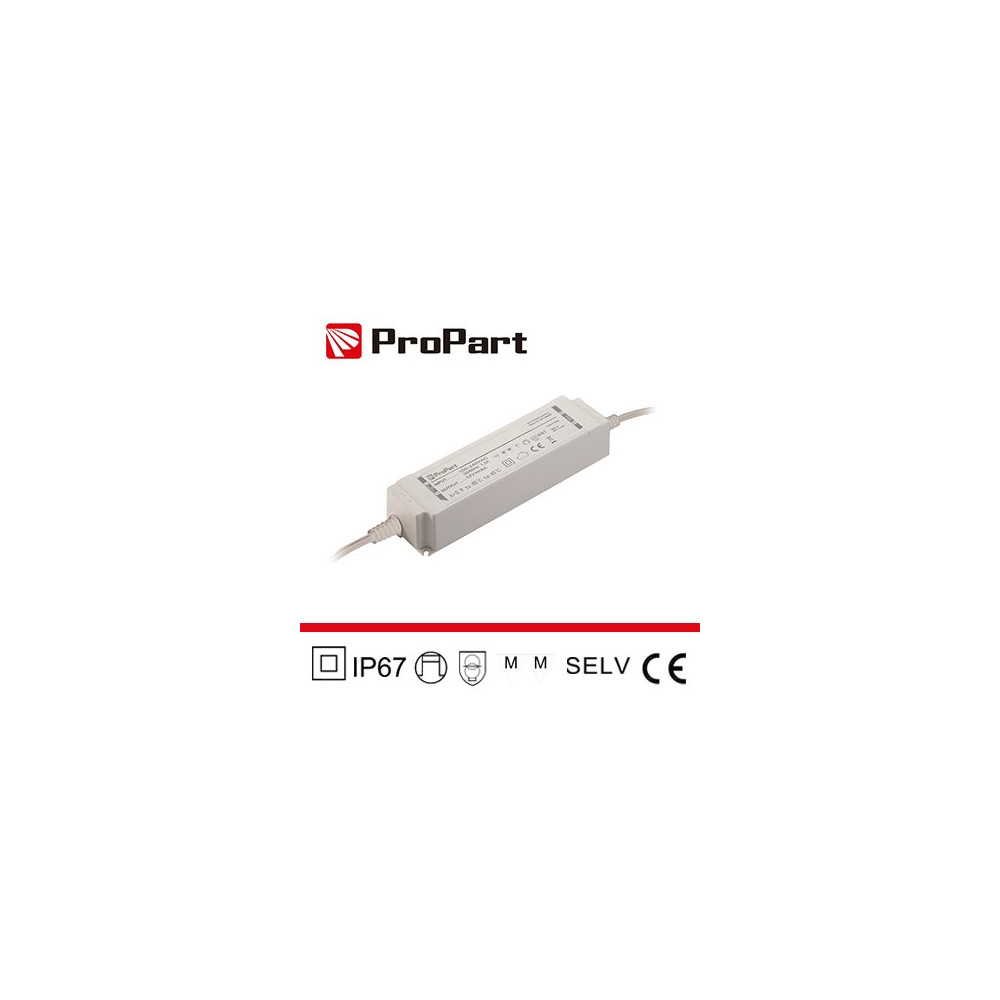 Alimentatore IP67 24V 100W 4.16A Size:190*52*37mm PE67-100W24V