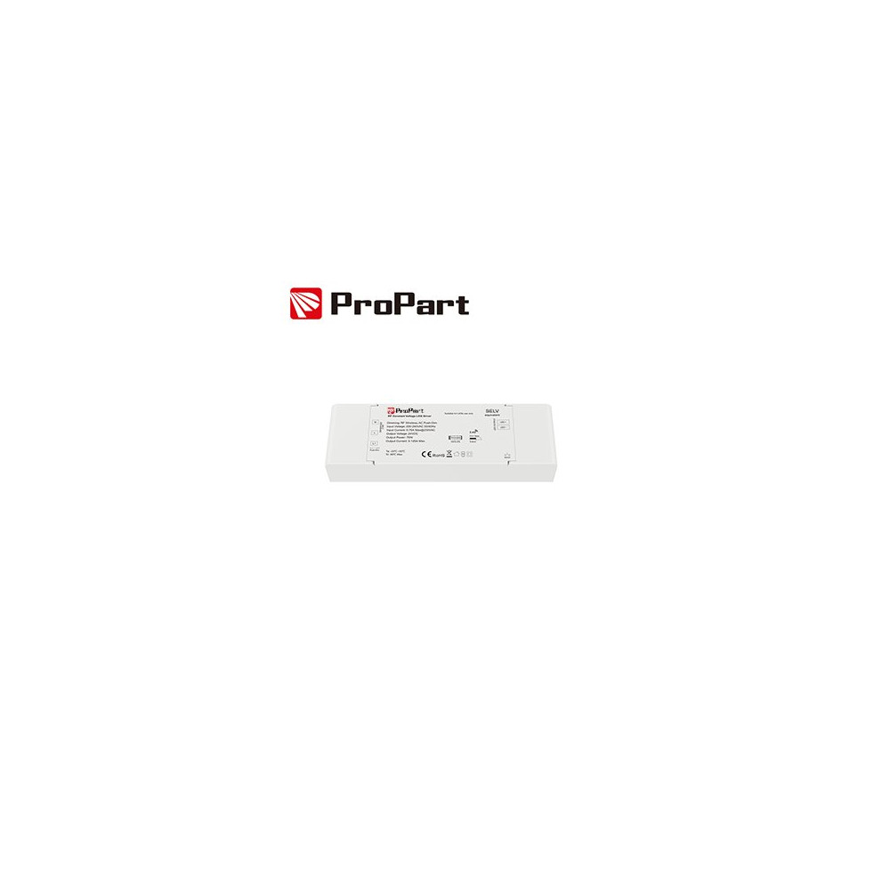 Alimentatore 1CH - 150W 24V RF Wireless, PUSH DIMMER SD20DIM-150W24V
