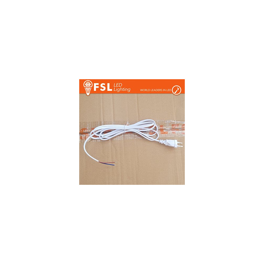 Cavo alta tensione 2m*0.75 spina 10A 2 poli FLH-2M
