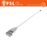 Cavo connettore 20cm, + fili spelati LED COB 220V e COB 24V FLSC2207